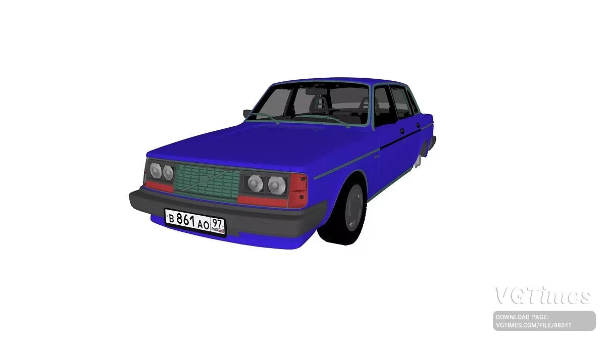 Simple Car Crash Physics Sim — 沃尔沃 244 Turbo
