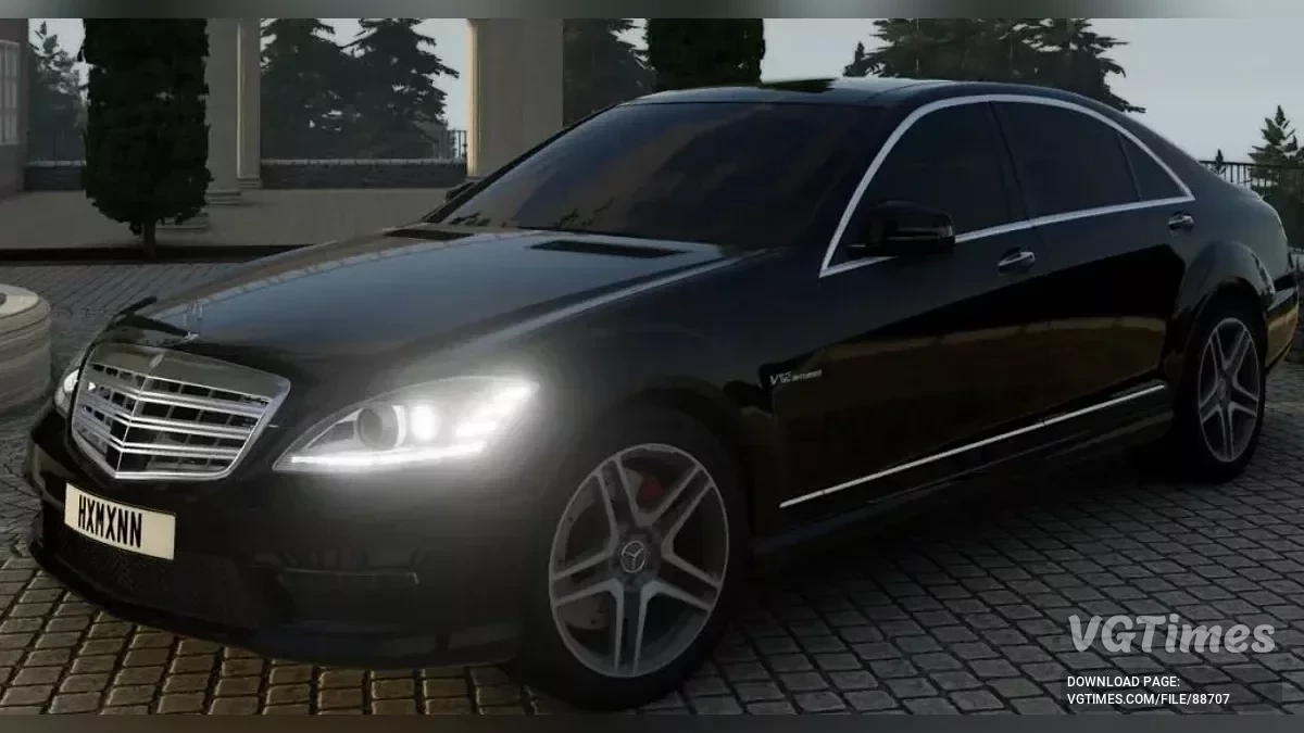 BeamNG.drive — Rework AMG W221 da Mercedes-Benz 2005-2013 v4.80 (0.37.x)