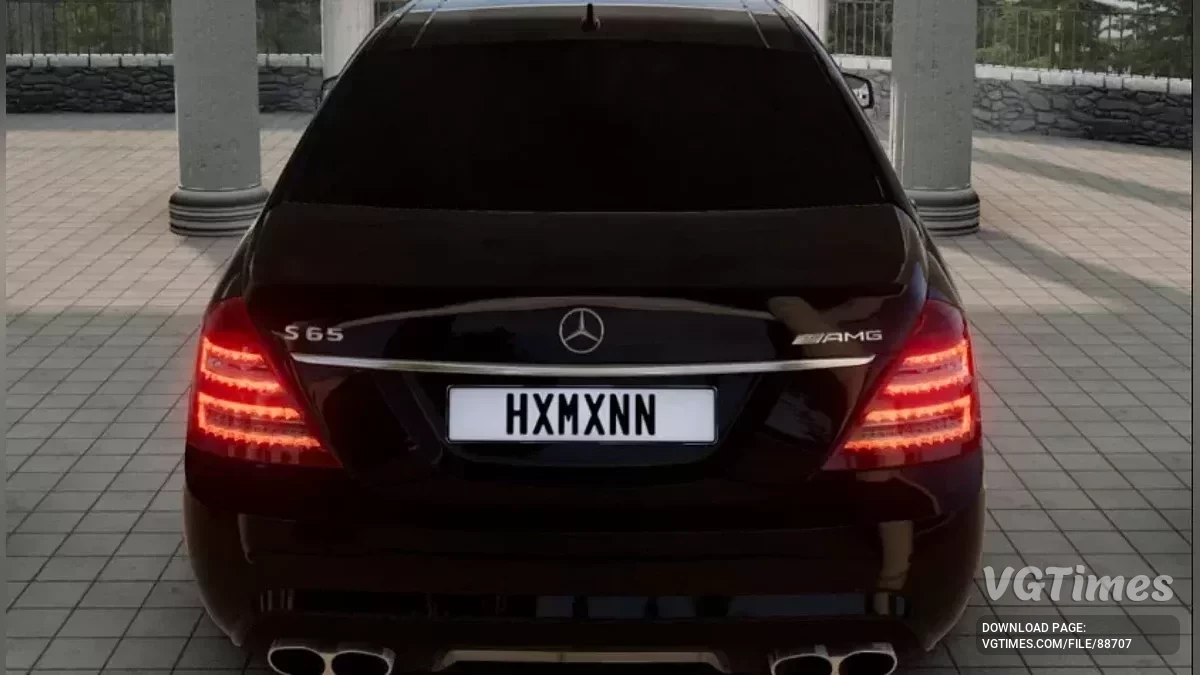 BeamNG.drive — 2005-2013 Mercedes-Benz W221 AMG Yeniden Yapım v4.80 (0.37.x)