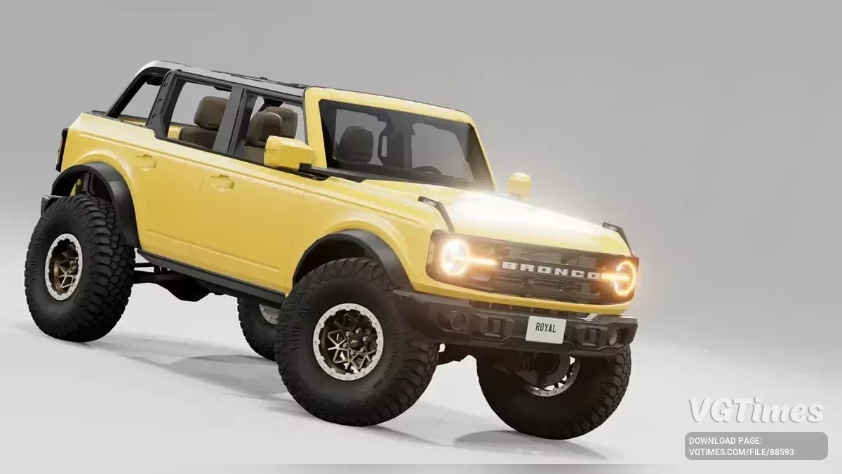 BeamNG.drive — Оновлення Ford Bronco WildTrak 2023 (0.37.x)