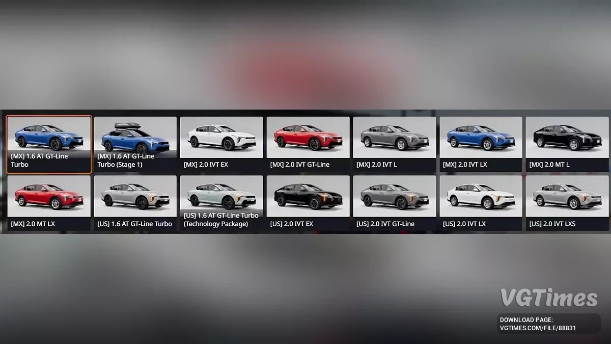 BeamNG.drive — 2025 Kia K4 (0.37.x)