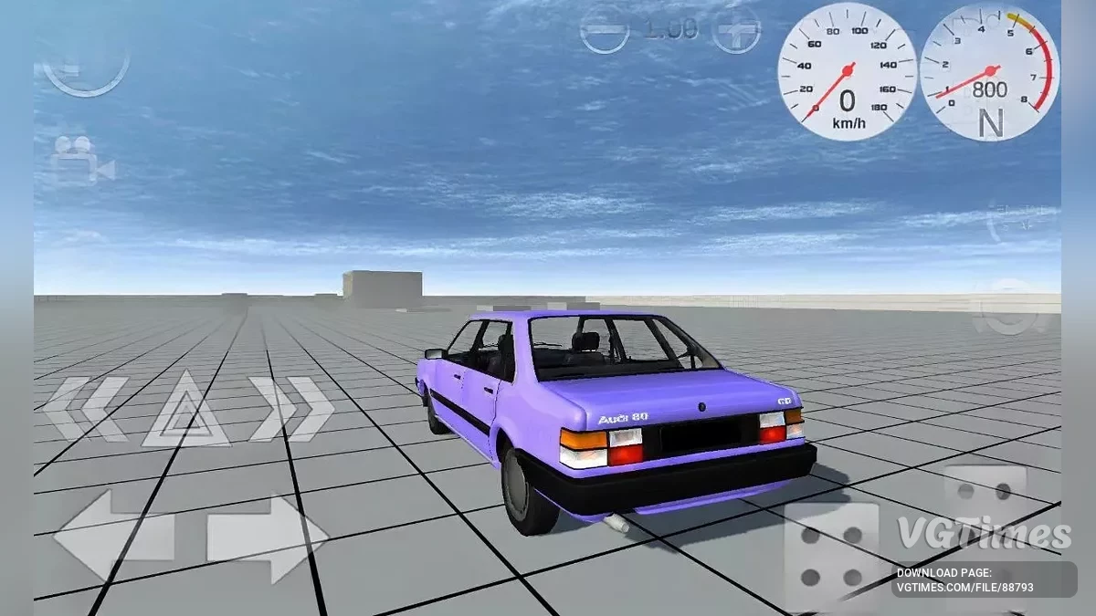 Simple Car Crash Physics Sim — Audi 80