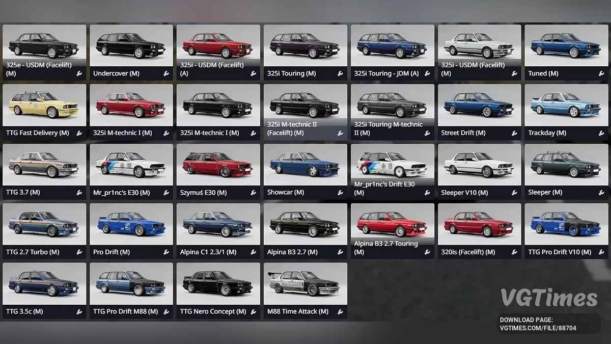 BeamNG.drive — BMW 3-Series (E30) v2.0.1 (0.37.x)