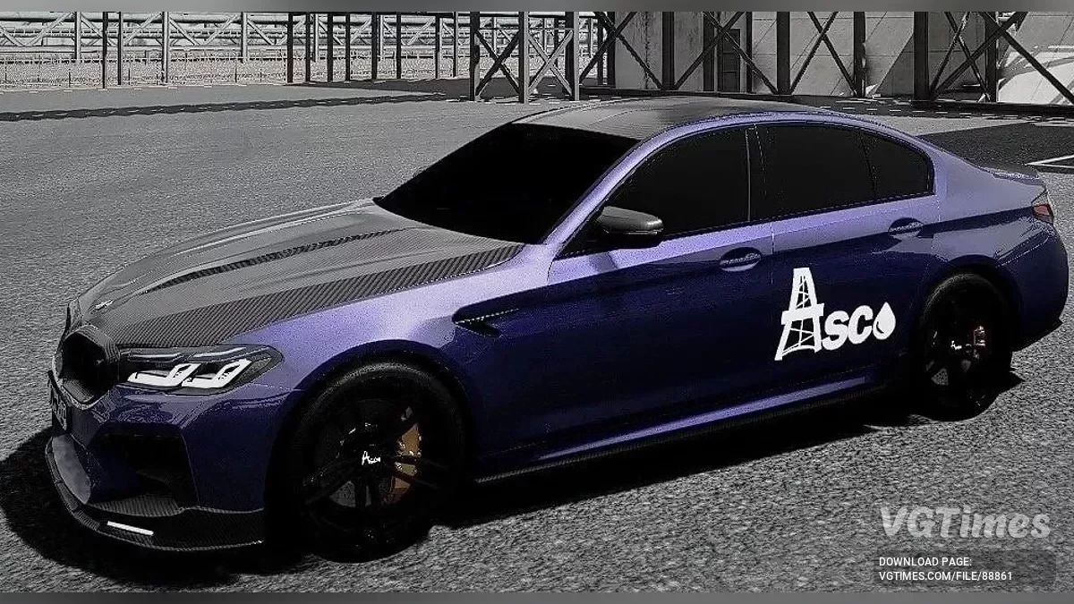 BeamNG.drive — Correção do BMW M5 F90 (0.37.x)