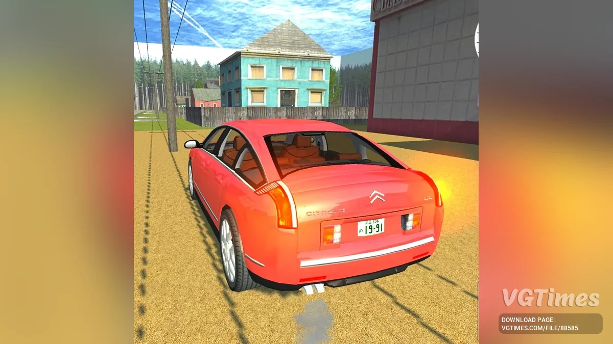 Simple Car Crash Physics Sim — Citroen C6