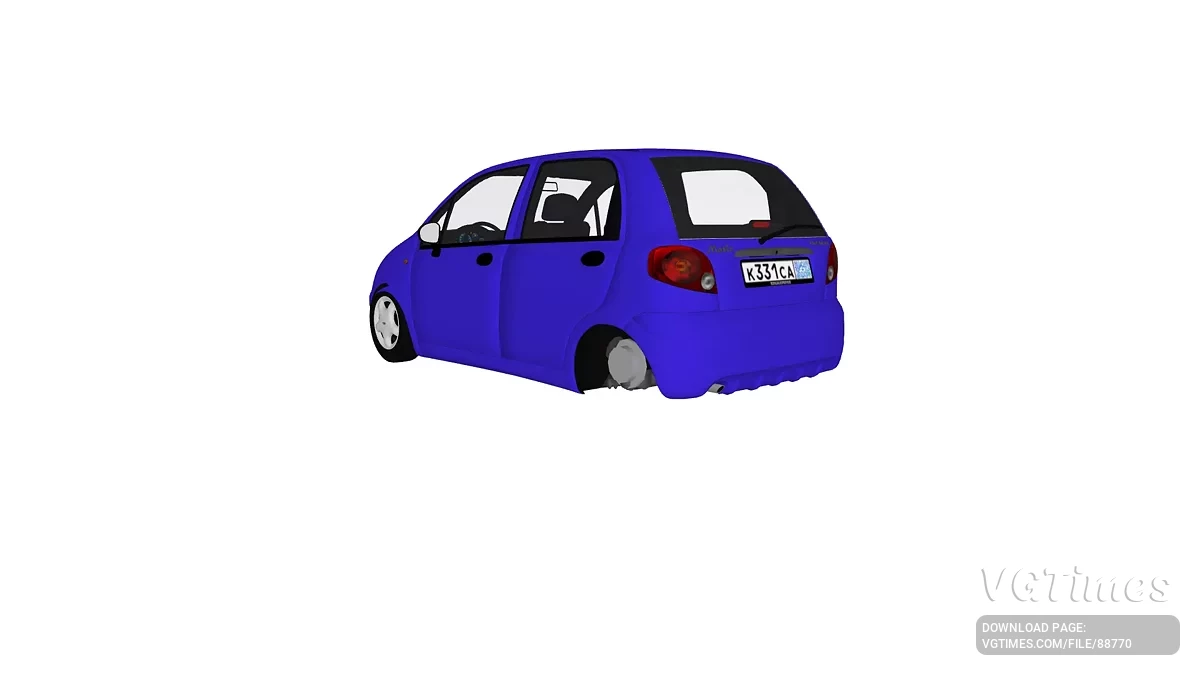 Simple Car Crash Physics Sim — Daewoo Matiz 2014