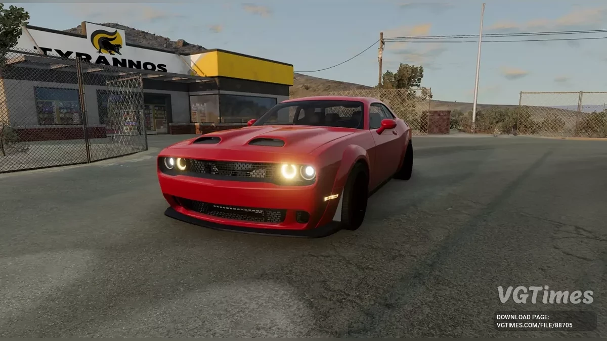 BeamNG.drive — Dodge Challenger hotfix v3.40 (0.37.x)