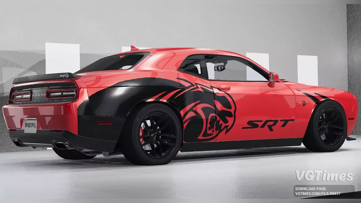 BeamNG.drive — Poprawka błędów w Dodge Challenger Rework (0.37.x)