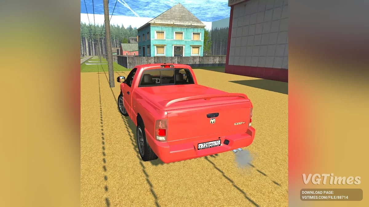 Simple Car Crash Physics Sim — DODGE RAM SRT 10