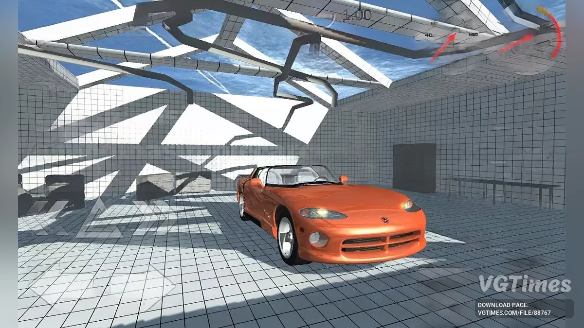 Simple Car Crash Physics Sim — Dodge Viper 1997