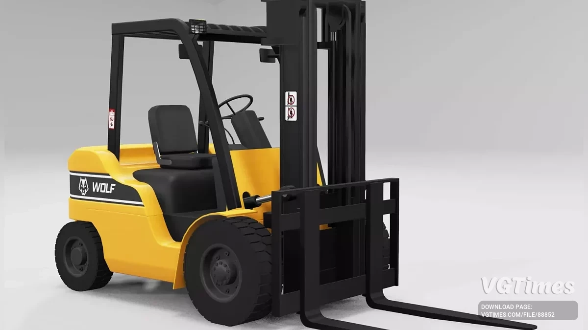 BeamNG.drive — Forklift Wolf Heavy Industries Medium (0.37.x)