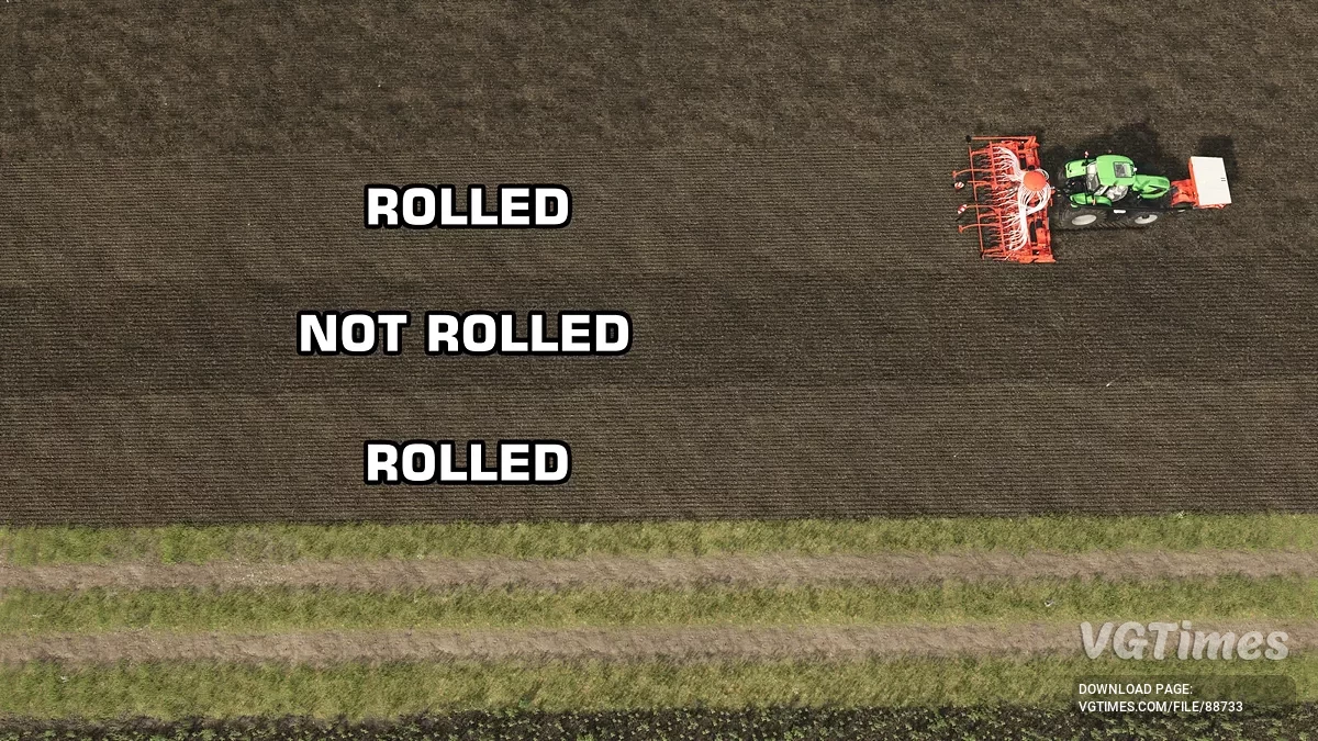 Farming Simulator 25 — Função de rolo para todos os semeadores