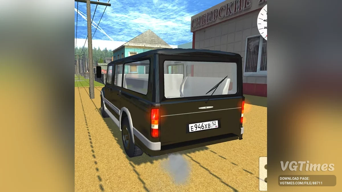 Simple Car Crash Physics Sim — ГАЗ 2308 "Атаман"