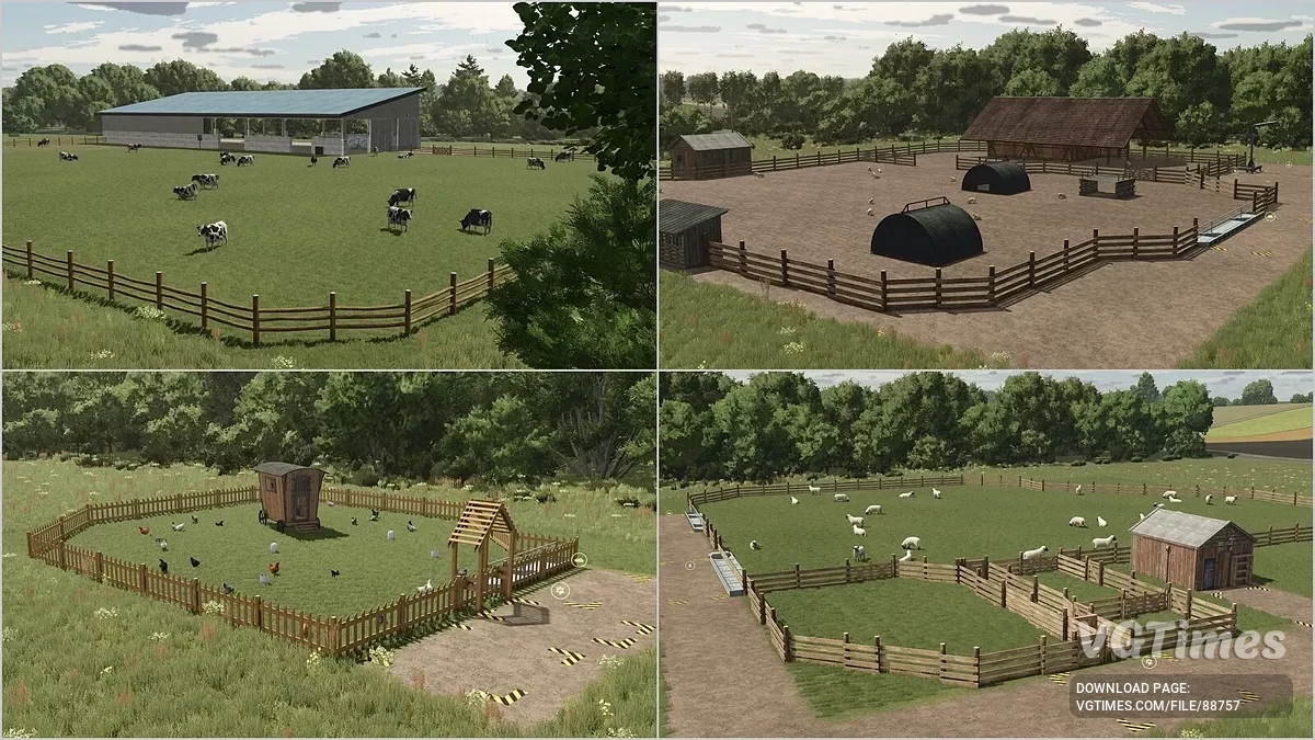 Farming Simulator 25 — Instalações para Animais