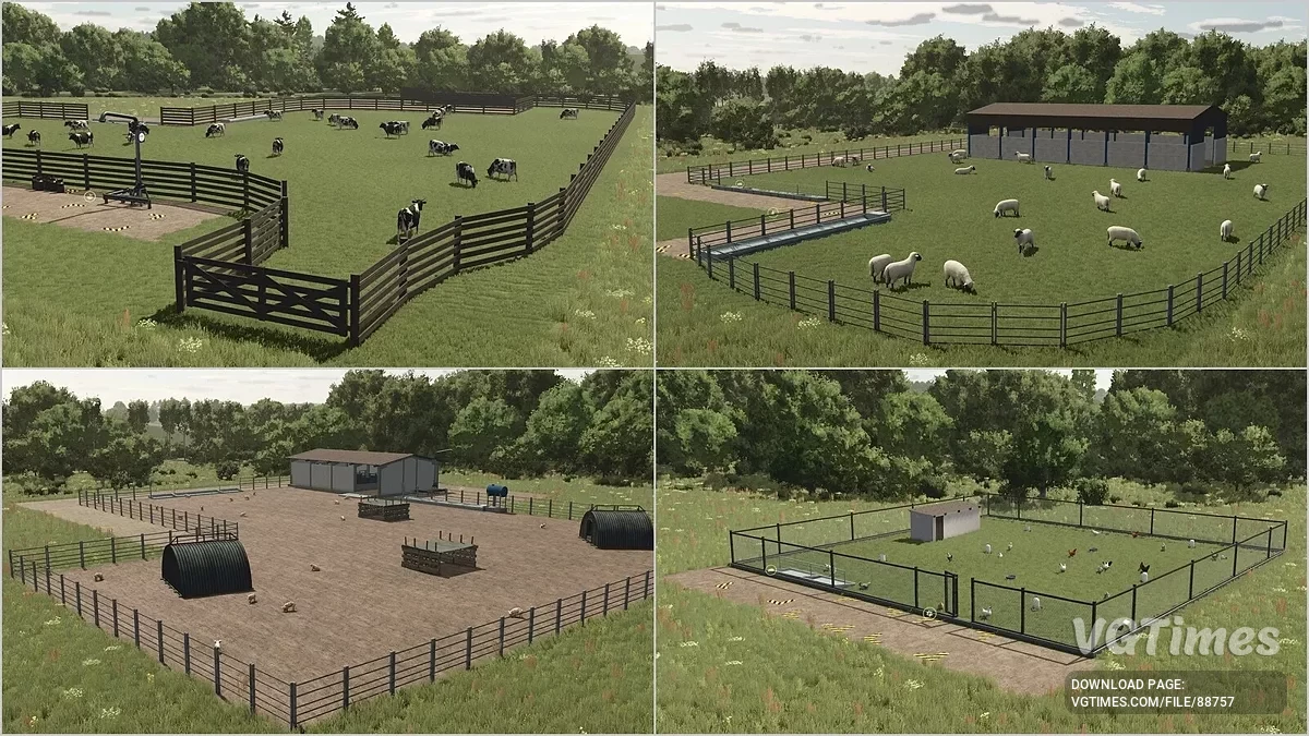 Farming Simulator 25 — Instalações para Animais