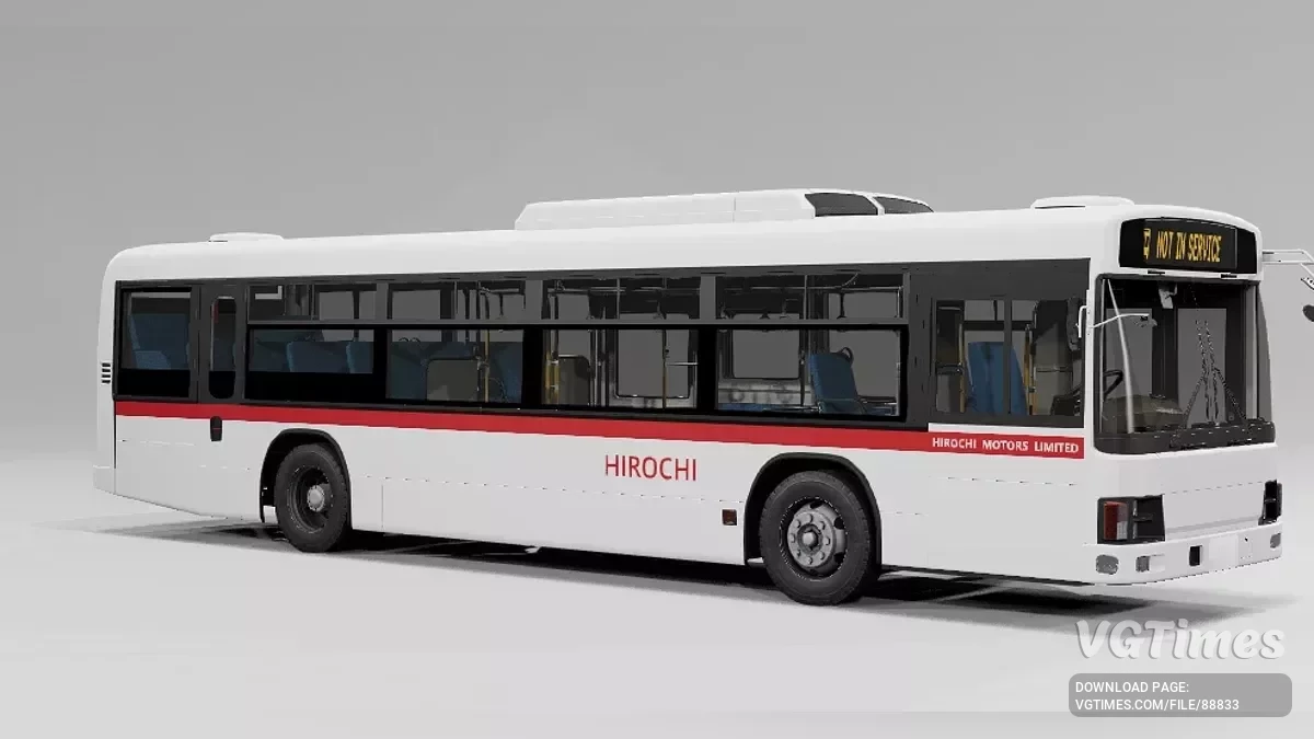 BeamNG.drive — Hirochi Aero Japon Otobüsü v4.60 (0.37.x)