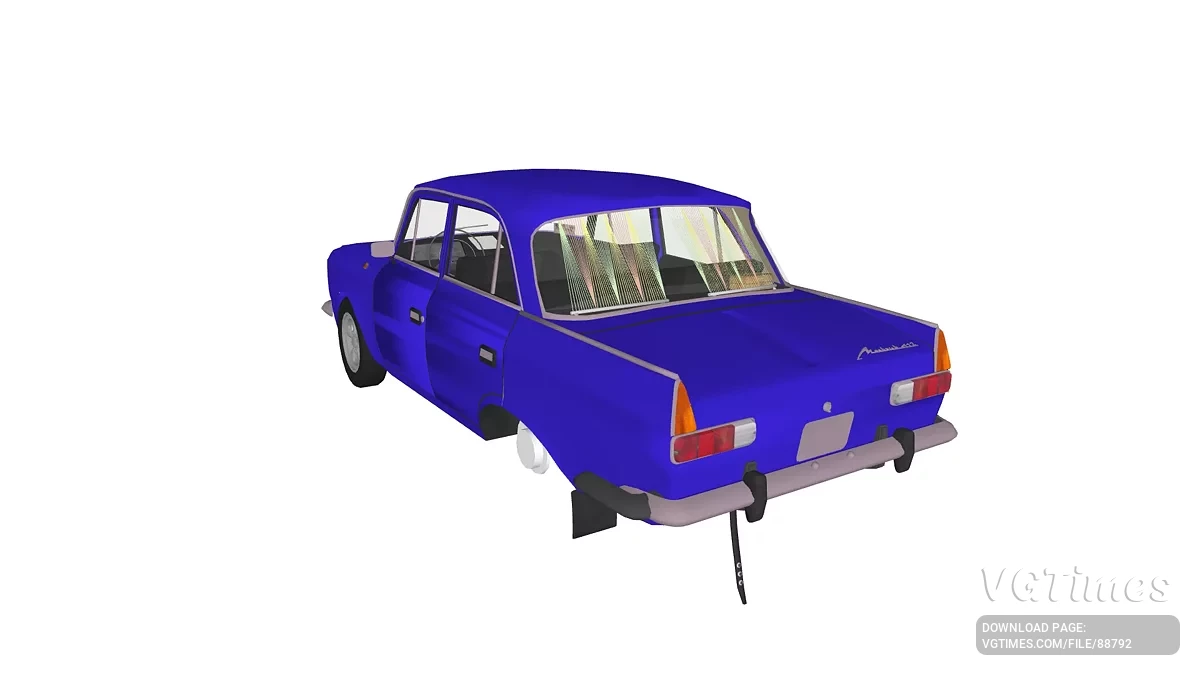 Simple Car Crash Physics Sim — Izh 412