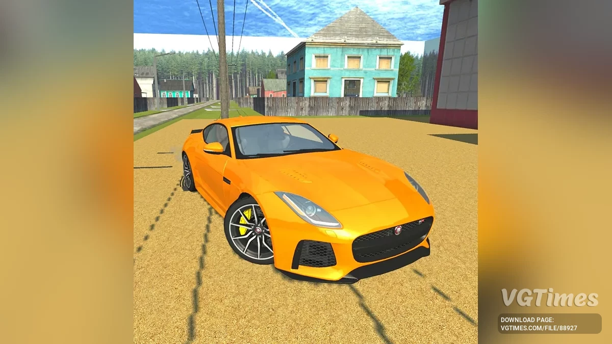 Simple Car Crash Physics Sim — JAGUAR F-Type