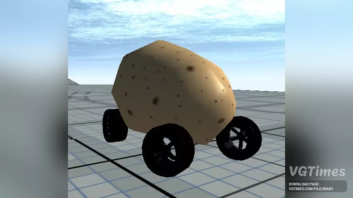 Not Simple Car Crash — Carro de Batata Low Poly