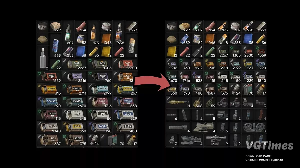 S.T.A.L.K.E.R. 2: Heart of Chornobyl — Małe przedmioty ekwipunku