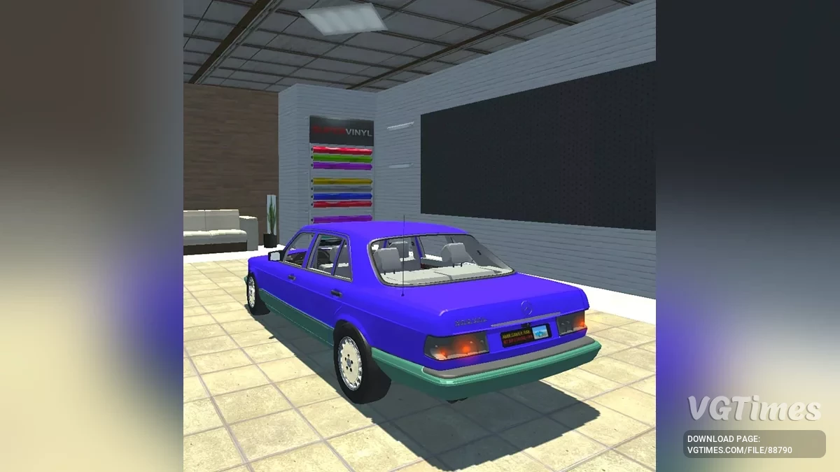 Not Simple Car Crash — Mercedes Benz 560