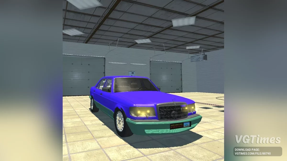 Not Simple Car Crash — Mercedes Benz 560