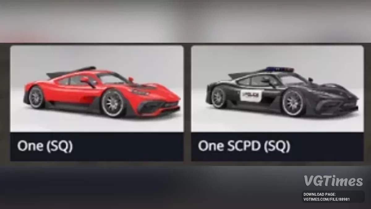 BeamNG.drive — Mercedes Benz AMG One v1.0 (0.37.x)