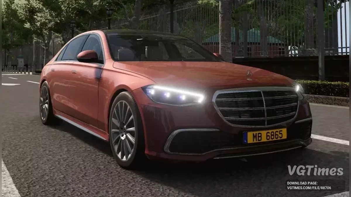 BeamNG.drive — Mercedes-Benz S-Class W223 2022 perbaikan bug (0.37.x)