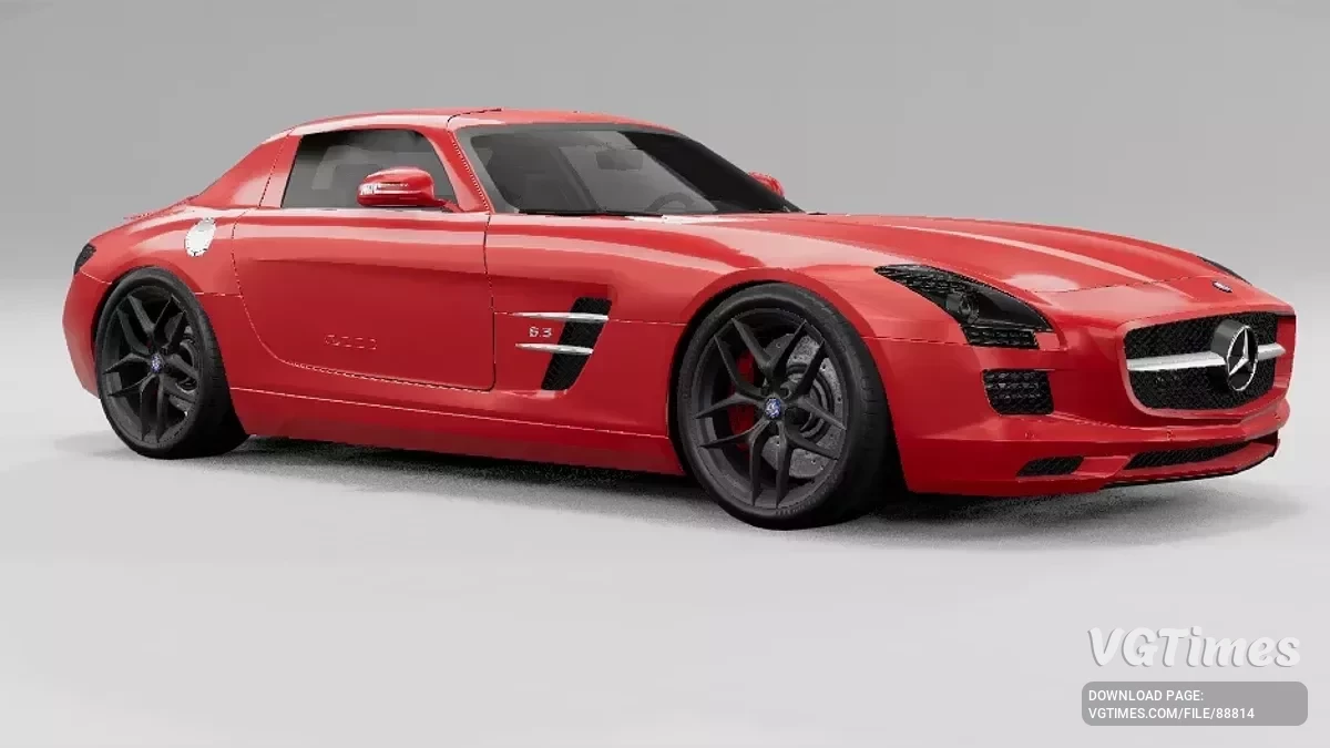 BeamNG.drive — Atualização do Mercedes-Benz SLS (0.37.x)