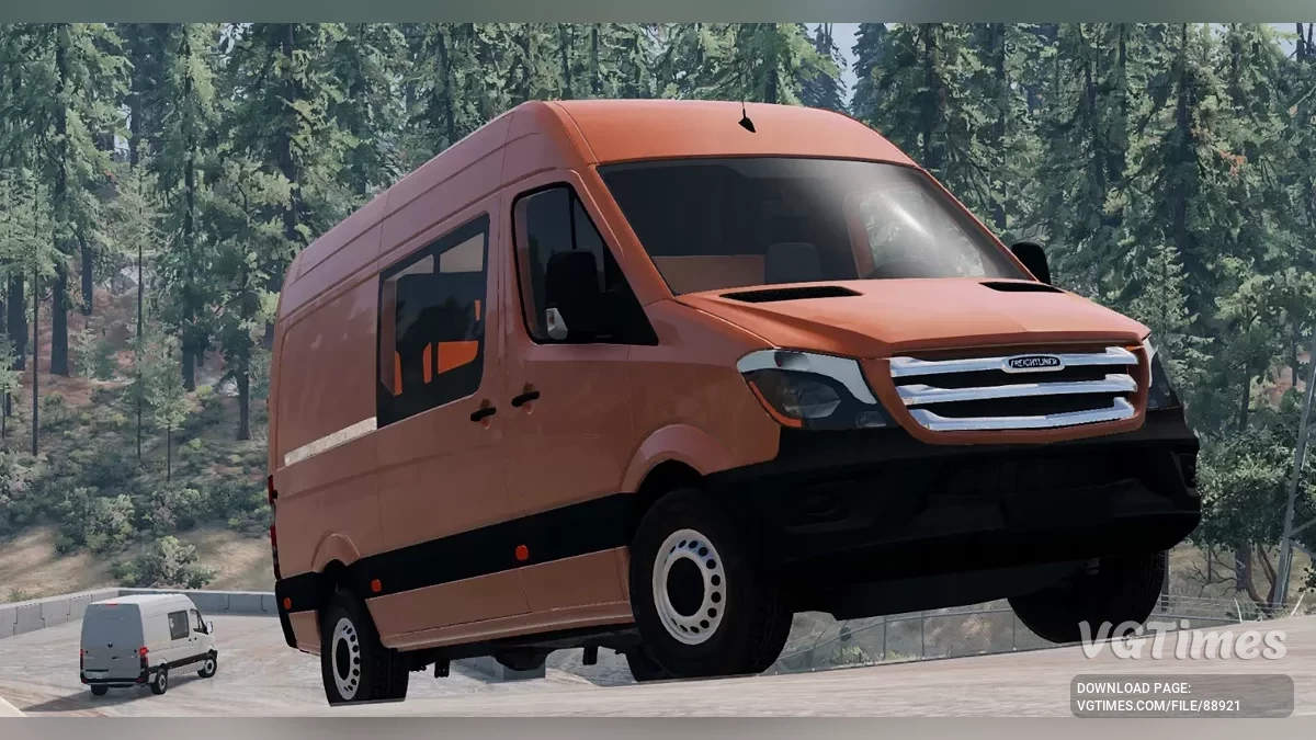 BeamNG.drive — Mercedes-Benz Sprinter v2.0 (0.37.x)