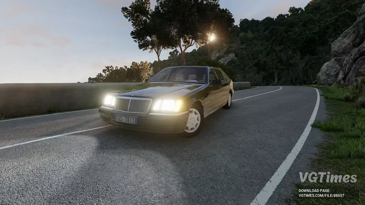 BeamNG.drive — Mercedes-Benz W140 (0.37.x)