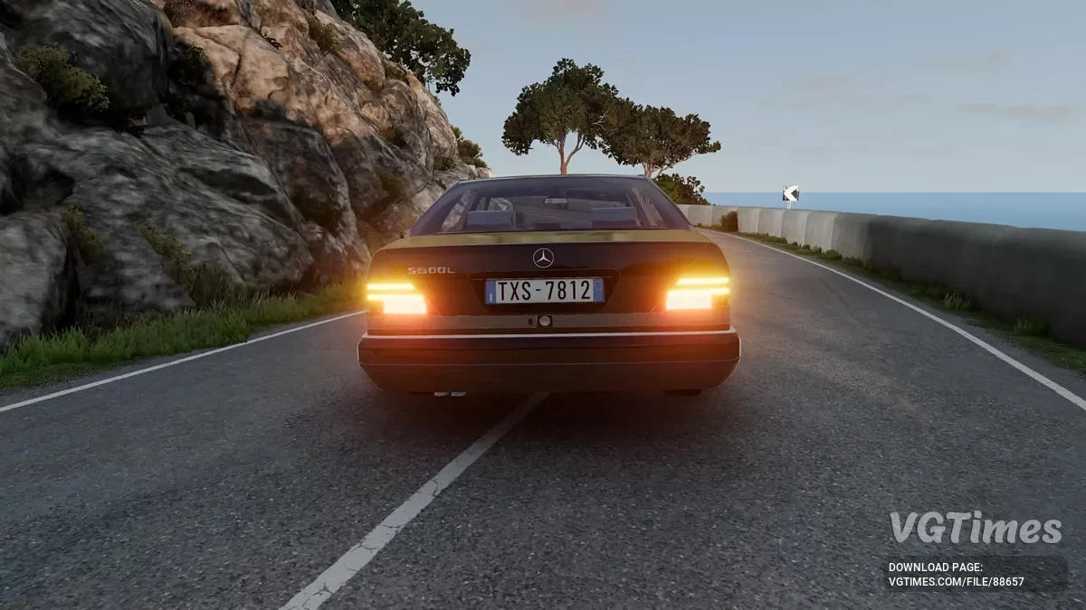 BeamNG.drive — Mercedes-Benz W140 (0.37.x)