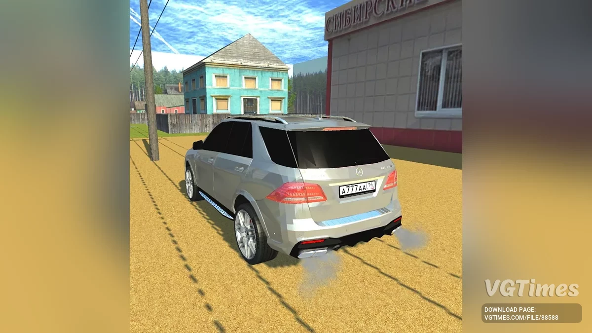 Simple Car Crash Physics Sim — Mersedes-Benz Gle63 AMG W166