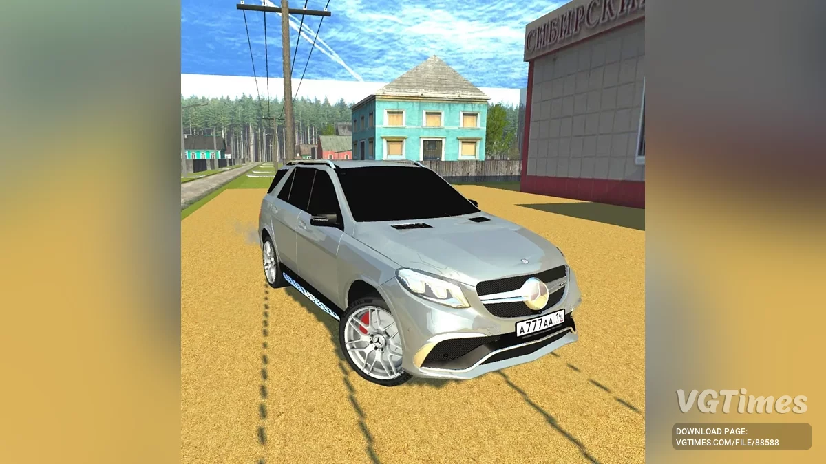 Simple Car Crash Physics Sim — 梅赛德斯-奔驰Gle63 AMG W166