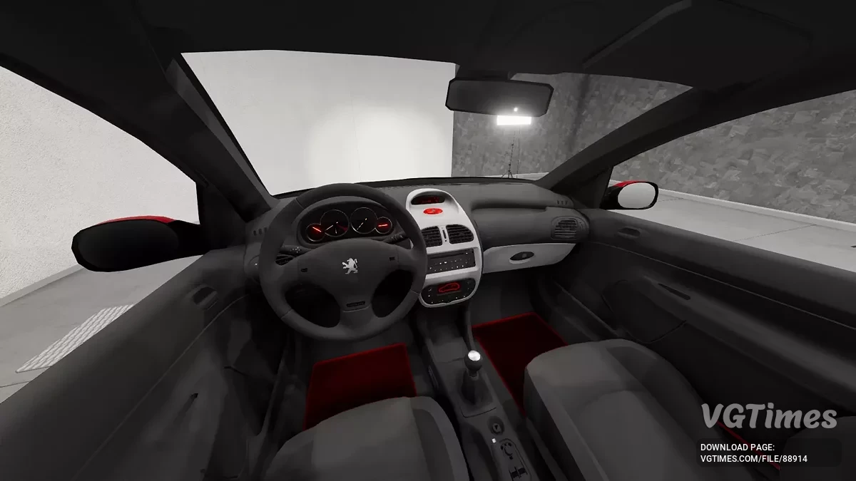 BeamNG.drive — Peugeot 206 Rework v1.1 (0.37.x)