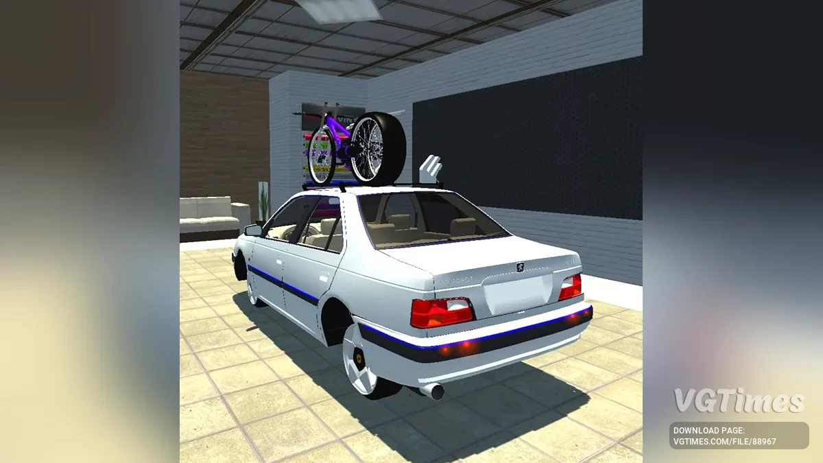 Not Simple Car Crash — Peugeot dengan sepeda