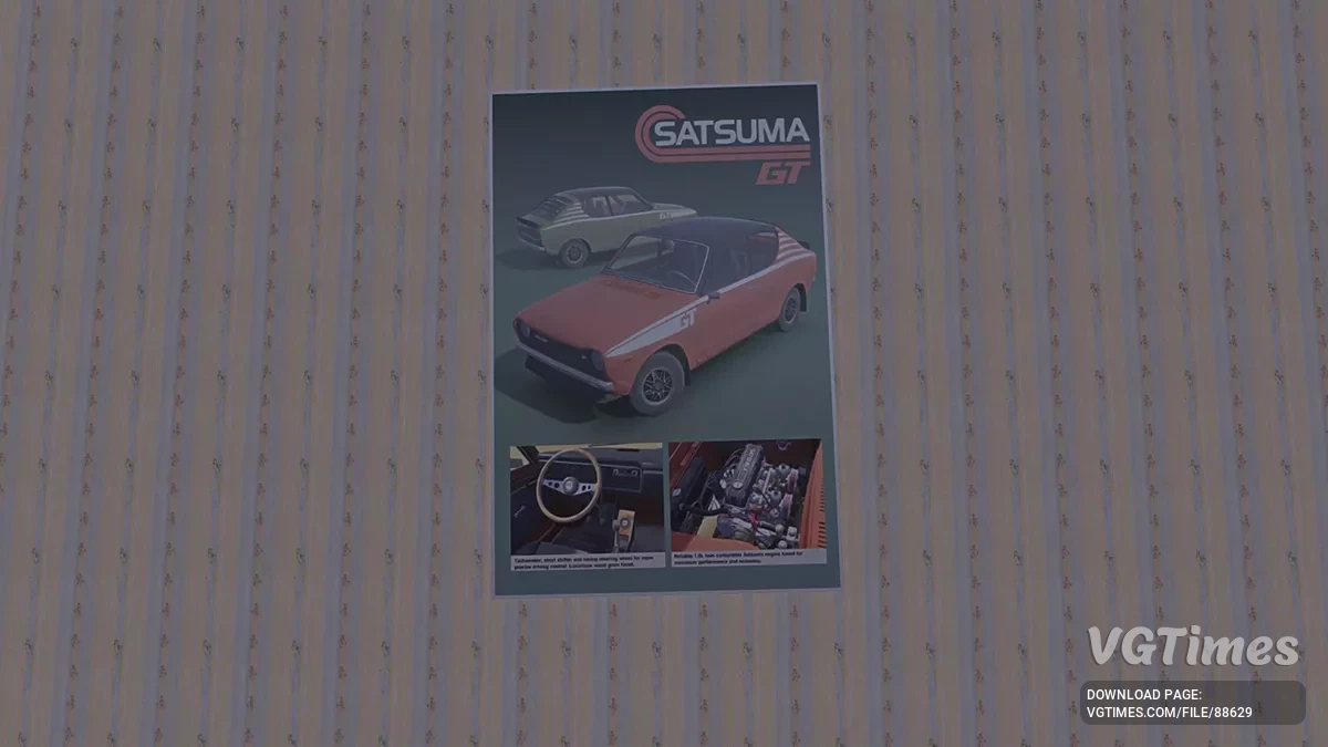 My Summer Car — Повністю зібрана Сатсума GT, сюжет не змінено, у вітальні лежить виграшний лотерейний квиток