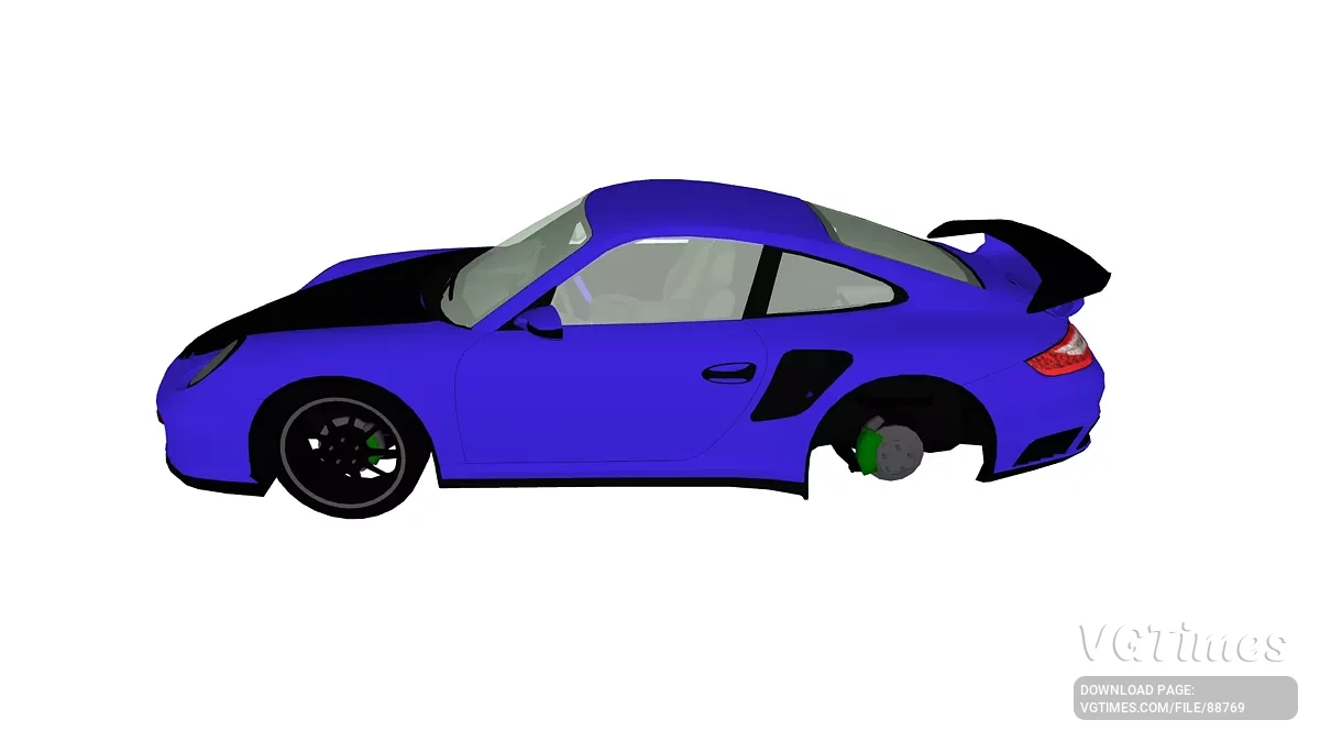 Simple Car Crash Physics Sim — Porsche 911 2013