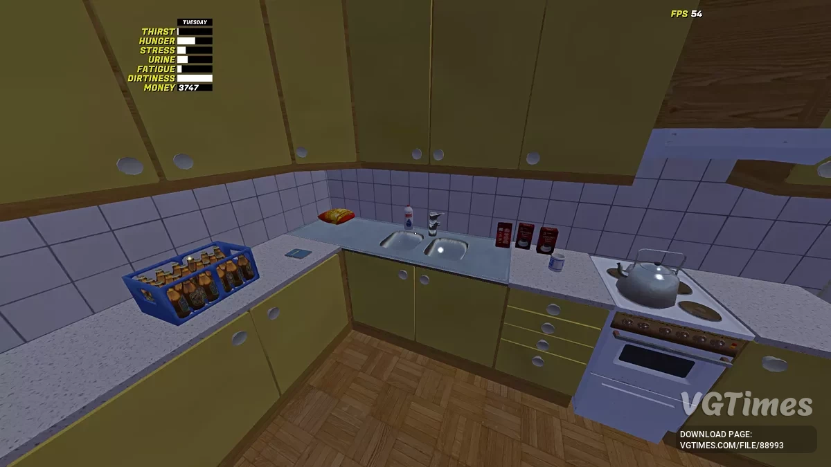 My Summer Car — Cerita tidak terganggu, mobil stok dengan bagian baru, ada nomor