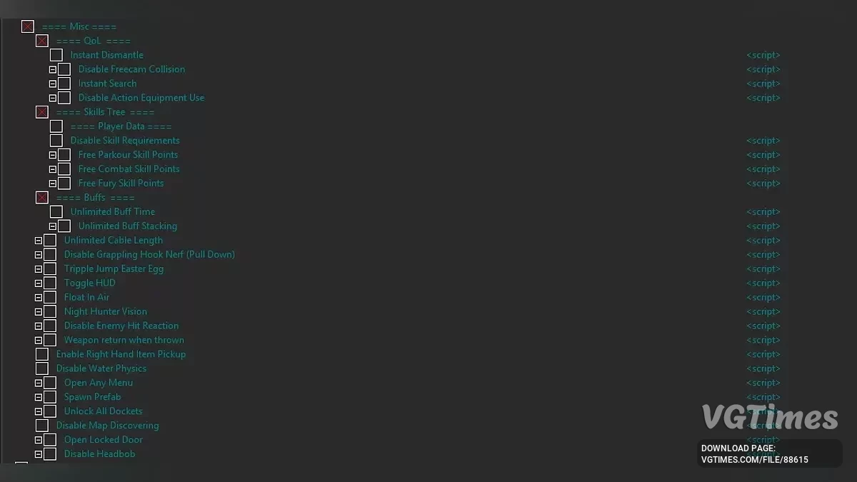 Dying Light: The Beast — Tabela dla Cheat Engine [1.0.5]