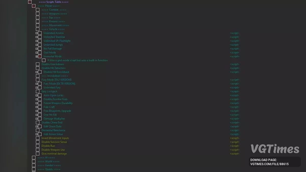 Dying Light: The Beast — Таблиця для Cheat Engine [1.0.5]