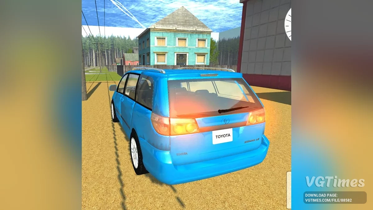 Simple Car Crash Physics Sim — Toyota Sienna LE 2006