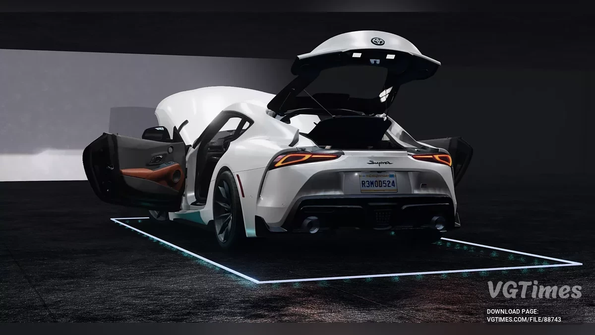 BeamNG.drive — Toyota Supra A90 MKV v1.2 Перевипуск (0.37.x)