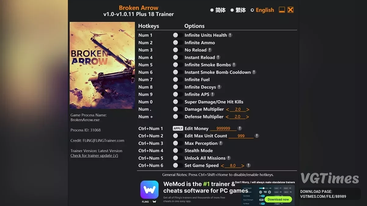 Broken Arrow — Treinador (+18) [1.0 - 1.0.11]