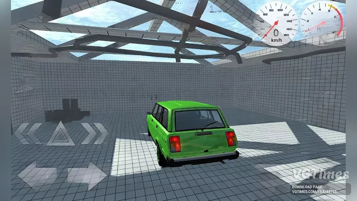 Simple Car Crash Physics Sim — ВАЗ 2104