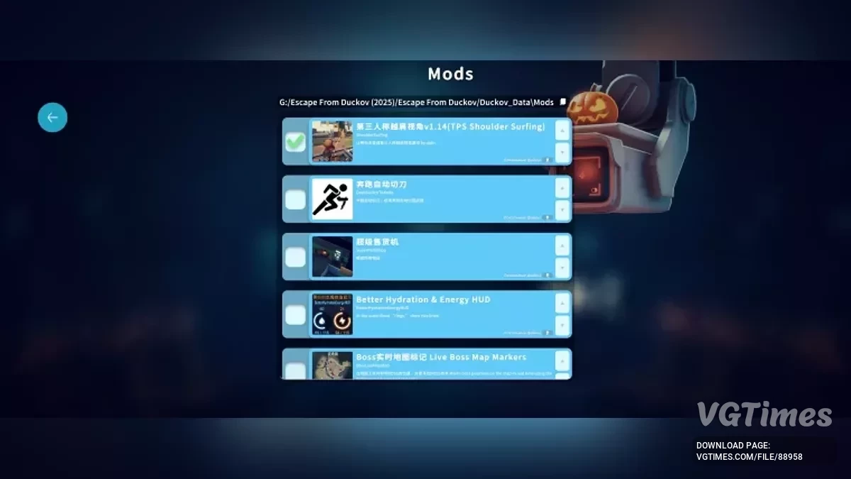 Escape from Duckov — Pandangan dari Bahu dalam Orang Ketiga v1.14.1