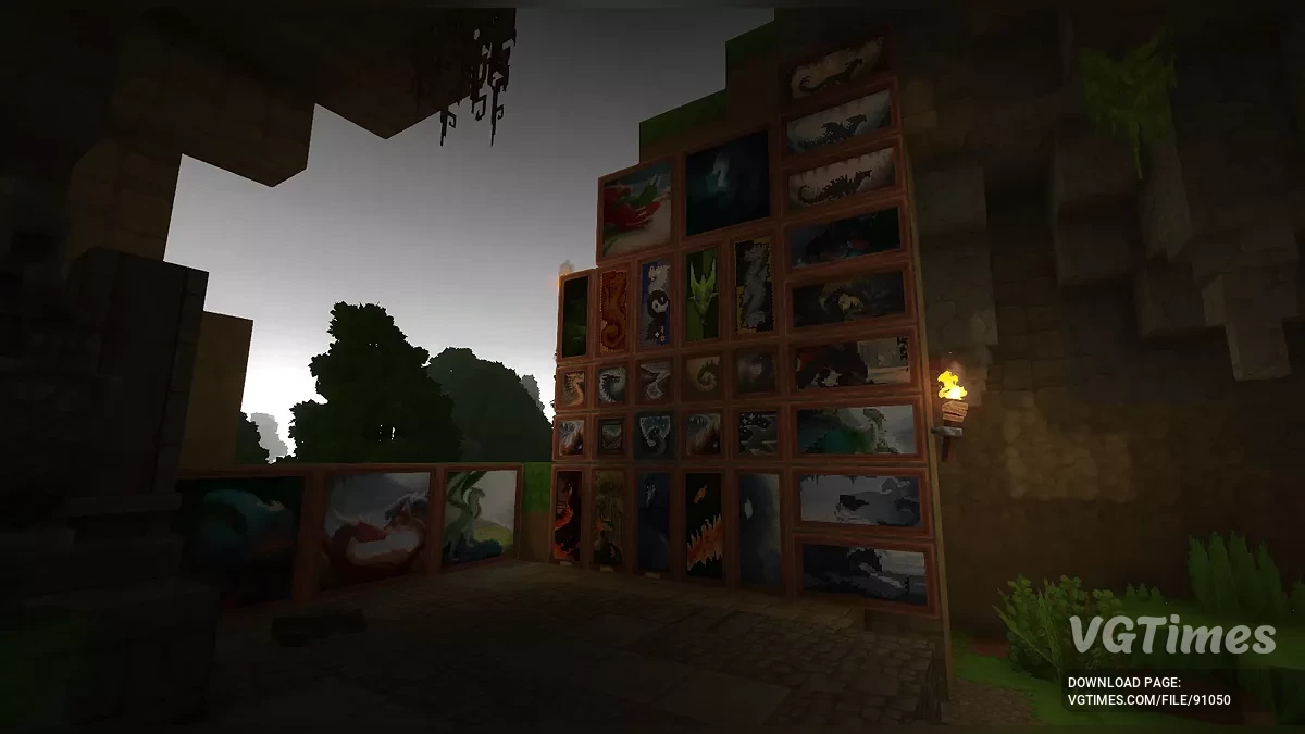 Hytale — Aures paintings with dragons