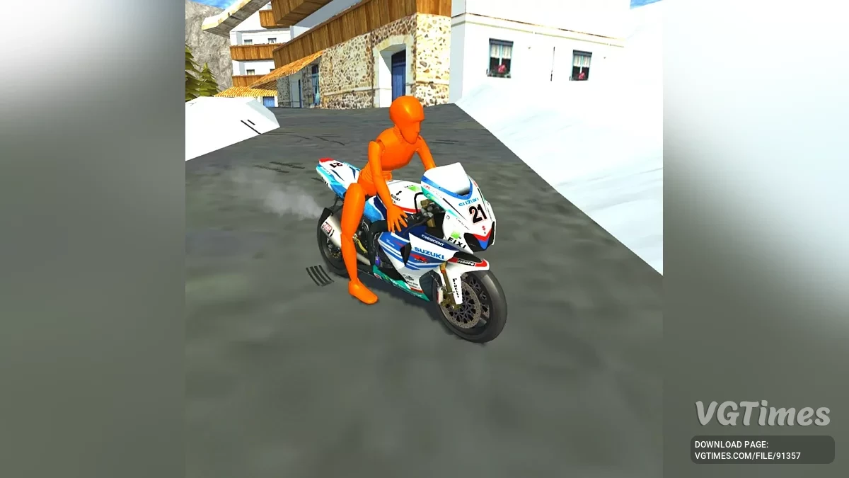 Simple Car Crash Physics Sim — Suzuki Quadzilla 500 ATV