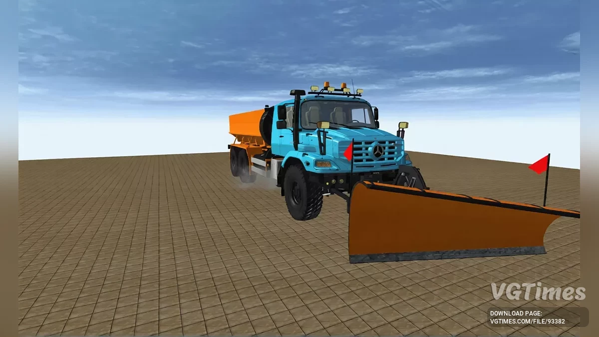 Mercedes-Benz Zetros 2733 snow plow