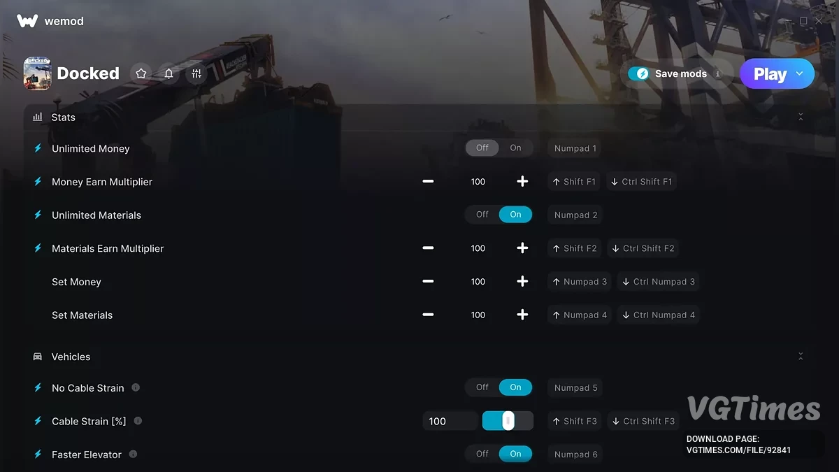 Docked — Entrenador (+11)